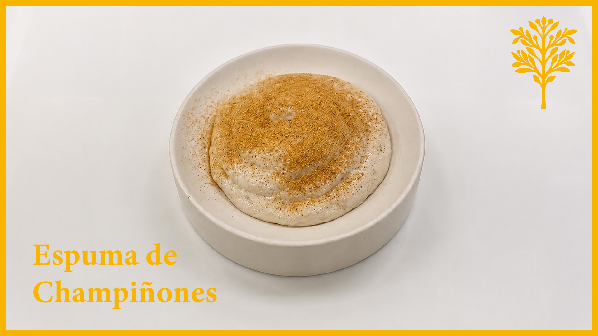 Espuma de champiñones